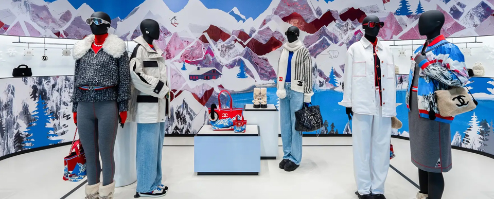 CHANEL COCO NEIGE 2026系列上海限时精品店启幕